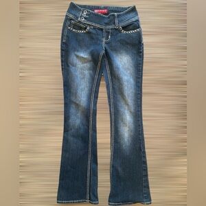 Red Rivet Boot Cut Jeans size 5